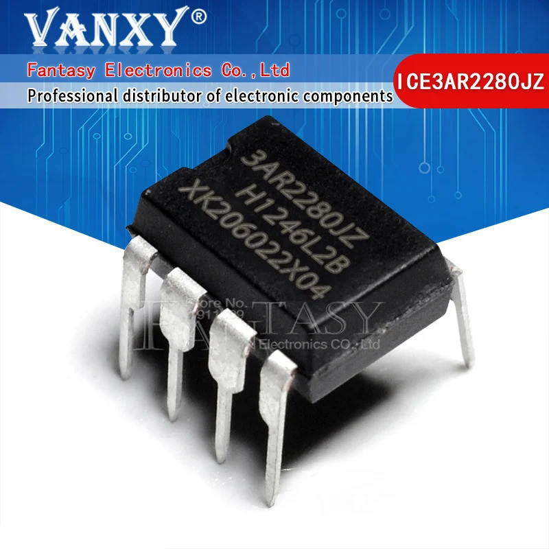5 Miếng ICE3AR2280JZ DIP-7 3AR2280JZ DIP7 ICE3AR2280 DIP