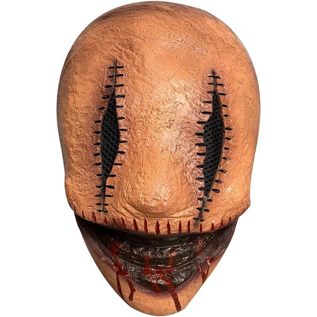 Kuberas Halloween Creepy Smiley Killer Mask Scary Zombie Emulsion Skin với tóc giả Trang trí khủng k