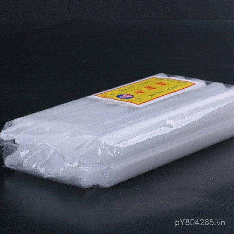10 Chiếu Sáng Khẩn Cấp Nến Trắng Một Gói Nến Trắng Hộ Gia Đình Hình Trụ Bán Buôn Nến Ngà Dài Thanh T
