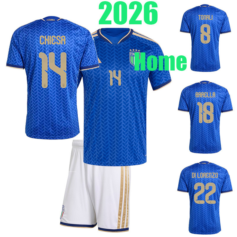 Bộ đồ bóng đá CHIESA 2026/27 của Ý có kèm quần