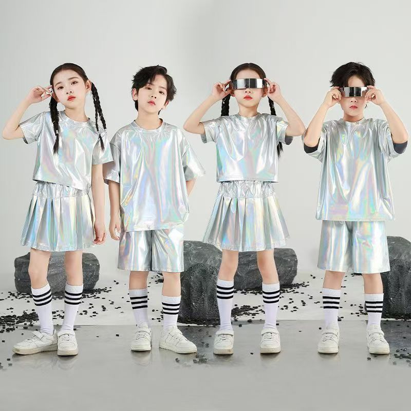 Trẻ Em Robot Dạo Phố Trang Phục ai Công Nghệ Cảm Giác Không Gian Trang Phục Hiệu Suất Khiêu Vũ Jazz 