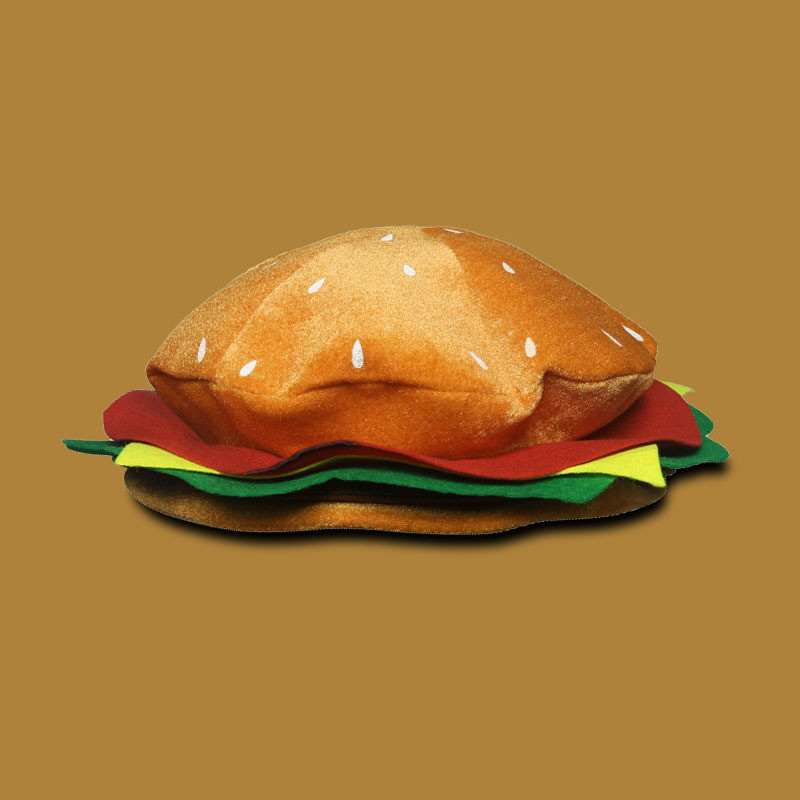 Gwenny Mũ hình Burger cho biểu diễn party