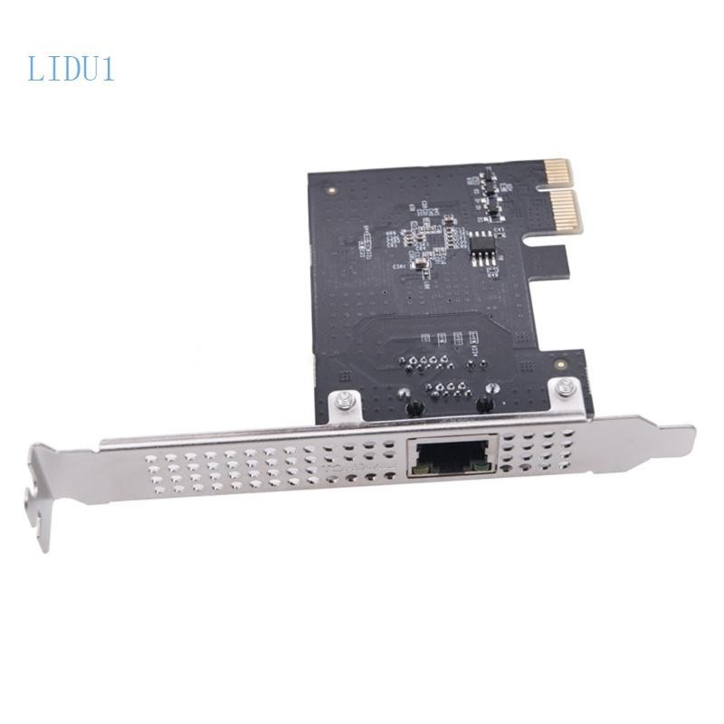Lidu1 2 5Gbps PCI Express RJ45 8Pin Interface Gigabit Network Card Adapter Support Lan Wake Up And A