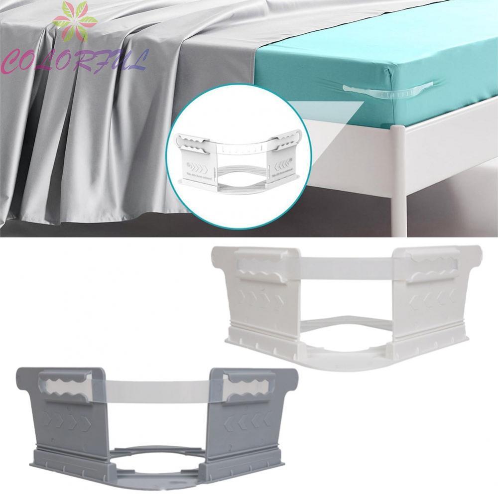 【COLORFUL】For Corner Bed Sheet Fasteners Set of 4 for Mattress Hold and Stability