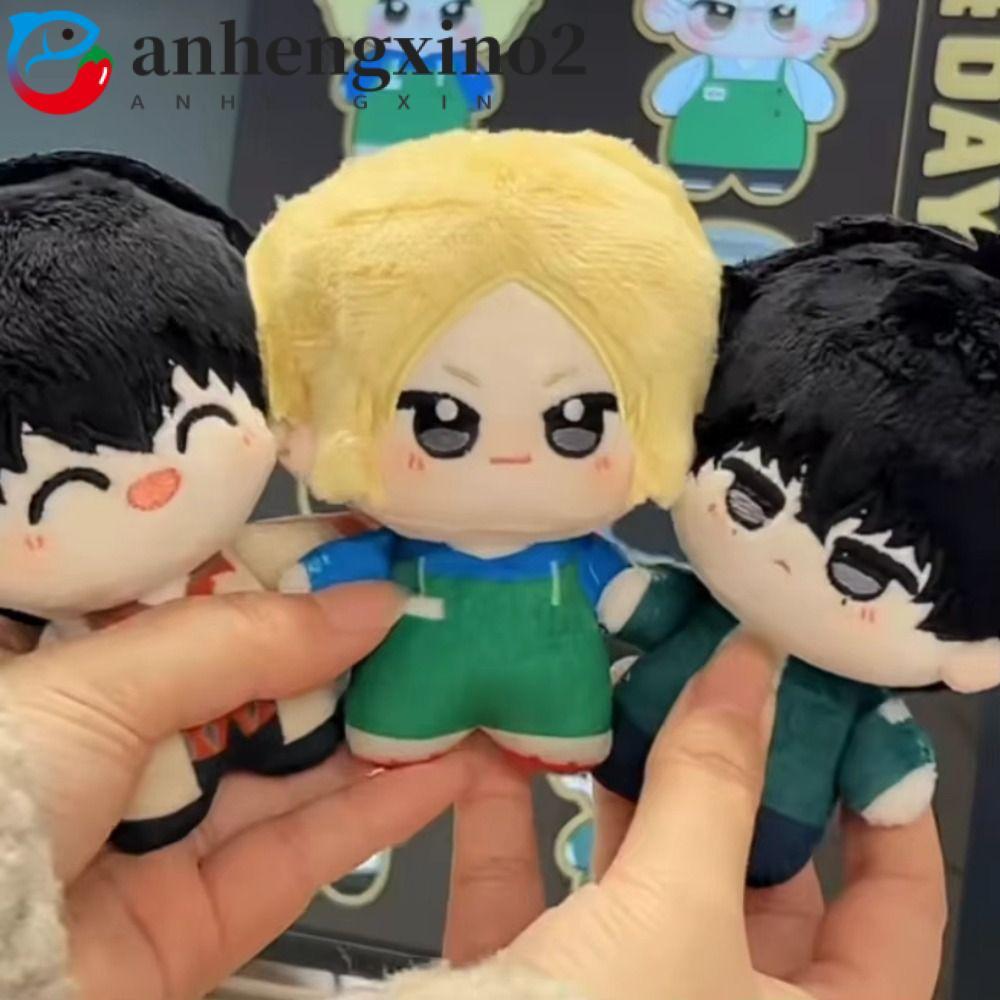 ANHENGXIN Sakamoto Days Plush, Mini Soft Anime Ngoại Vi Sang Trọng Shin Asakura, Bộ Sưu Tập Cosplay 
