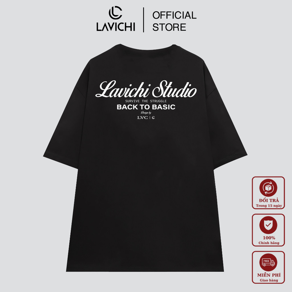 Áo Thun Local Brand Unisex BASIC LAVICHI STUDIO Premium 100 Cotton LAVICHI - LC175