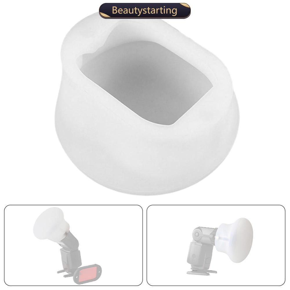 BEAUTYSTARTING Đa Năng Silicon Mềm Flash Light Cover Khuếch Tán Mái Vòm Bounce Phù Hợp Cho Godox V86