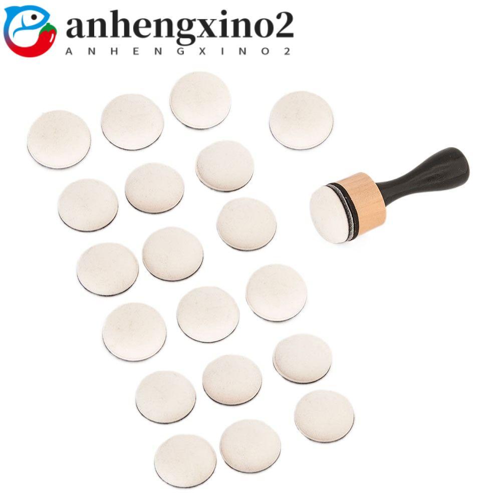 ANHENGXIN Flat Domed Foam Refills Tool, Flat Foam Mini Ink Paints Mixing Blending Tools, Card Making