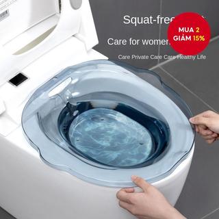  Bồn tắm ngồi phụ tùng riêng tư phụ nữ mang thai chậu rửa mông nữ không ngồi xổm ngâm thuốc bộ chậu chăm sóc nhà vệ sinh có thể giặt được 