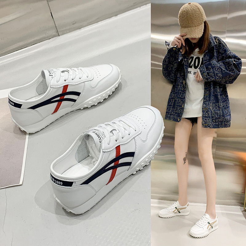 Women's Lace-Up Shoes Fashion Korean Style Spring Student White Shoes Women's Shoes
