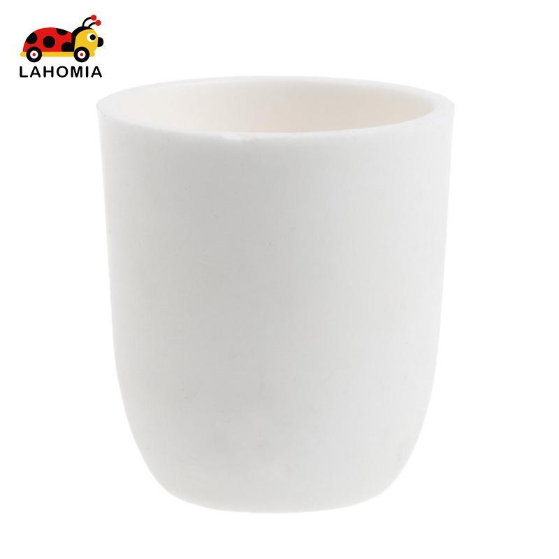 Cốc Alumina Crucible để đúc kim loại quý Đồng thau đồng nóng chảy