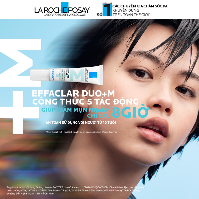 Kem dưỡng giảm mụn nhanh 8 giờ La Roche-Posay Effaclar Duo+M 15ml | BigBuy360 - bigbuy360.vn