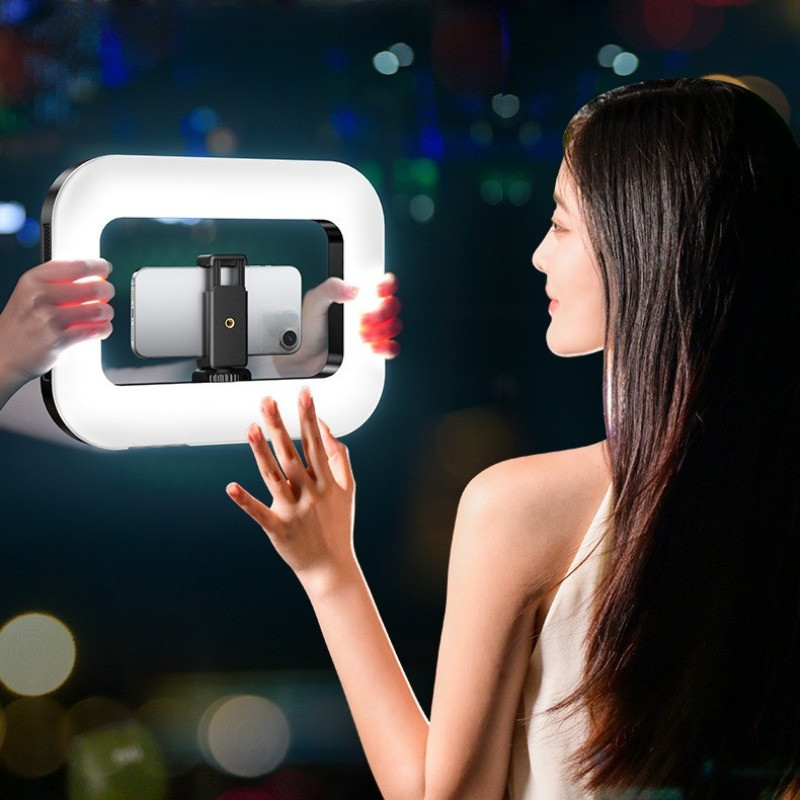 Đèn LED Trợ Sáng YM200 Cầm Tay Sạc Pin, Ánh Sáng Điều Chỉnh - Chụp Ảnh, Makeup, Livestream Chuyên Ng