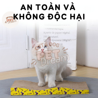 Bàn Cào Móng - Ổ Cào Móng Cho Mèo Xả Stress - Nằm Ngủ
