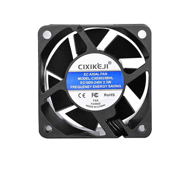 Quạt điện áp kép EC6025 Quạt tạo Ozone 100 / 220V Quạt tạo oxy biến tần UHHG