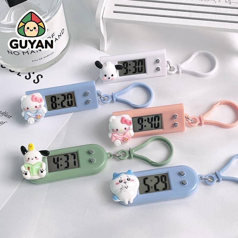 Đồng hồ điện tử hoạt hình nhỏ gọn, xem lịch xem giờ, tiện lợi treo xe máy, balo, chìa khoá...