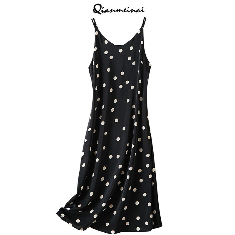 Asuna Acetate Suspender Váy Nữ Thu Đông, Phù Hợp Với Áo Vest - Boutique Nữ Mới Nhất