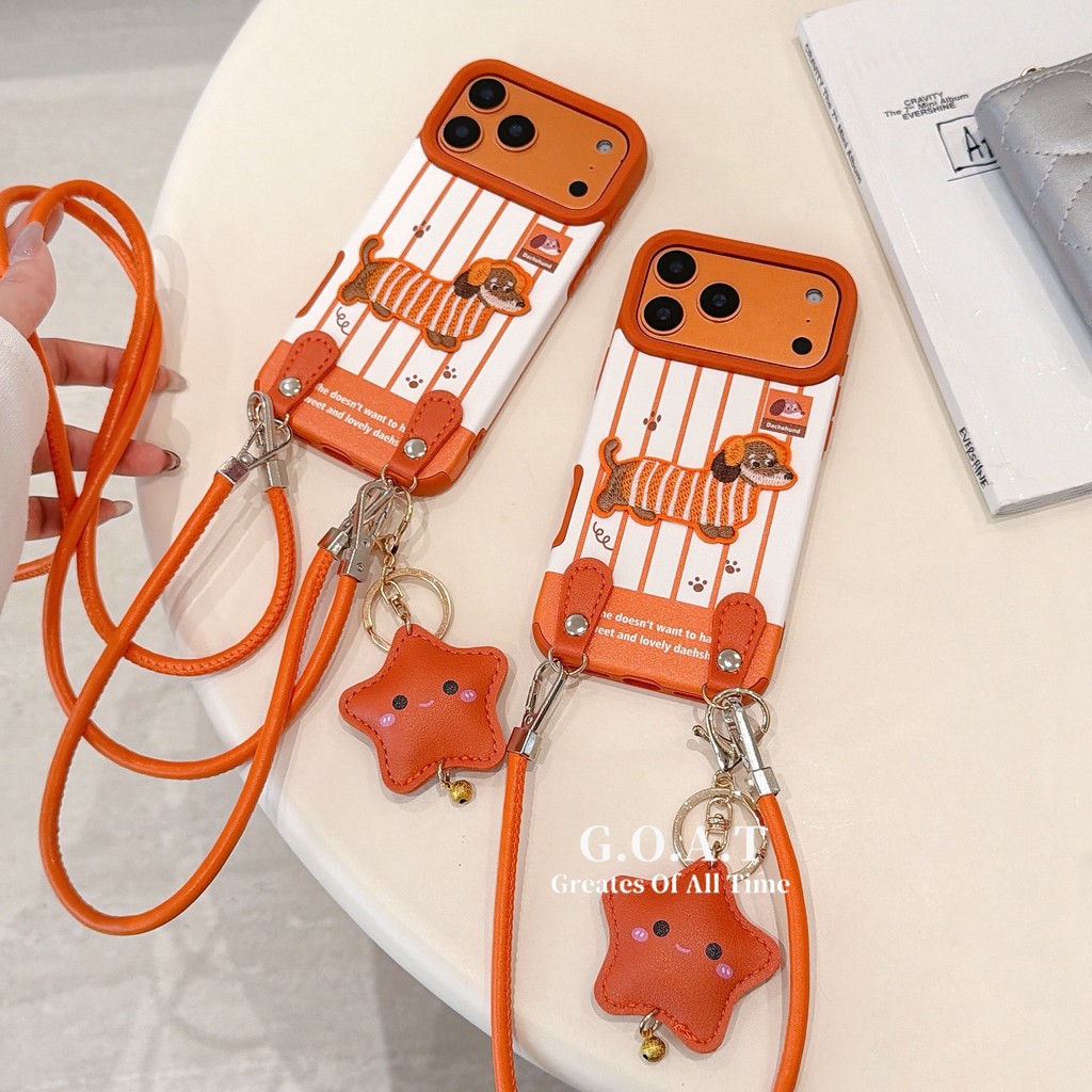 G.O.A.T Vỏ graffiti bạc lỗ lớn Tương thích cho iPhone 17 pro max iPhone 17 16 15 14 13 pro max iPhon