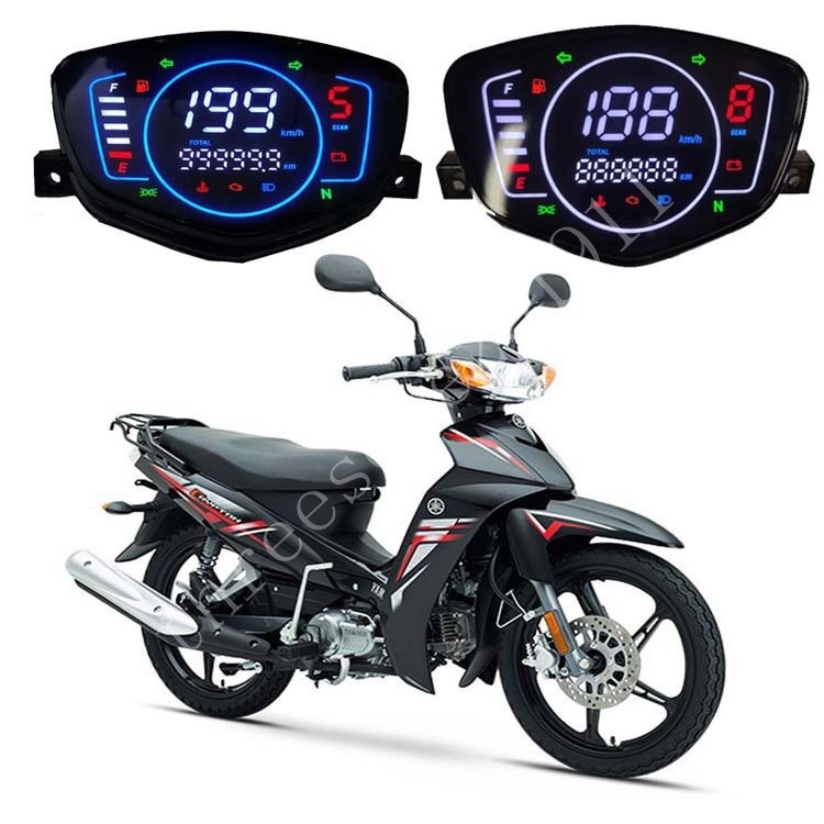 Dành cho yamaha lc135 v1 Crypton 110 CRYPTON X 135 CRYPTON R 135 đồng hồ kỹ thuật số sửa đổi Ful Led