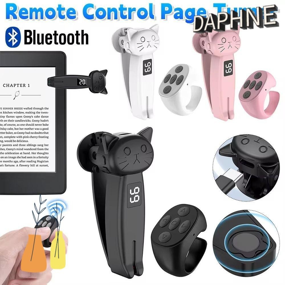 Daphne Electric Auto Page Turner, Silent Touch Bluetooth Compatible Device, Mini Handheld Automatic 
