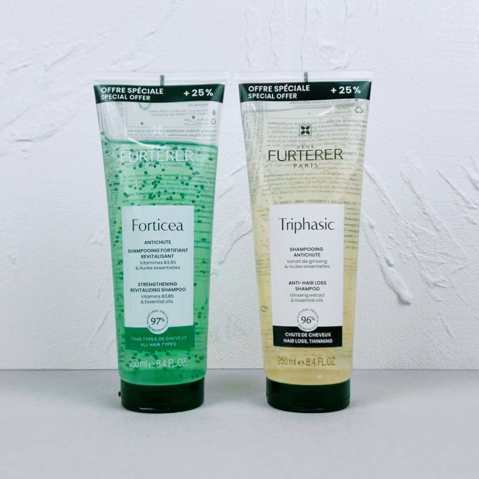 Dầu gội hạt trắng Rene Furterer 250ml để ổn định tóc, loại bỏ dầu, giảm ngứa và chăm sóc tóc