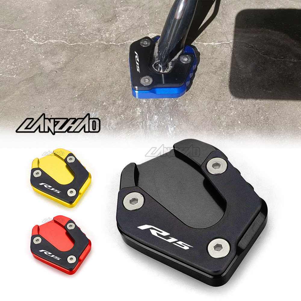 Dành Cho Xe YAMAHA R15 v2 v3 v3 R15m CNC Chân Đế Bên Đứng Phóng To Phụ Kiện