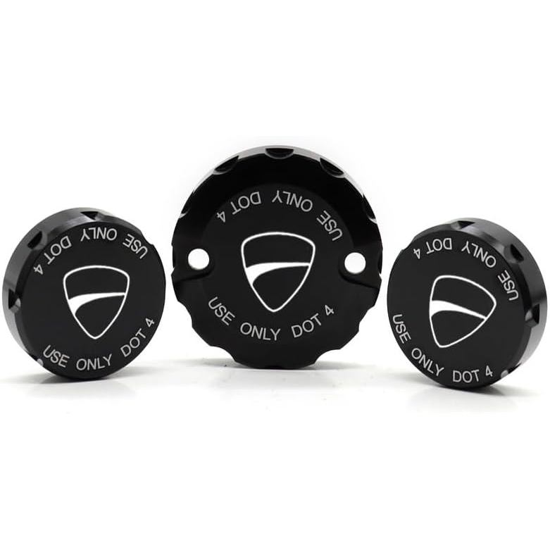 Xe Máy Nắp Xe Tăng Phanh Trước Ly Hợp Phanh Sau Chứa Chất Lỏng Dành Cho DU & CATI 848 / 1098 / 1198 / R / S 1299 1199 959 899 Panigale Superleggera Nắp Nhiên Liệu Bình Gas