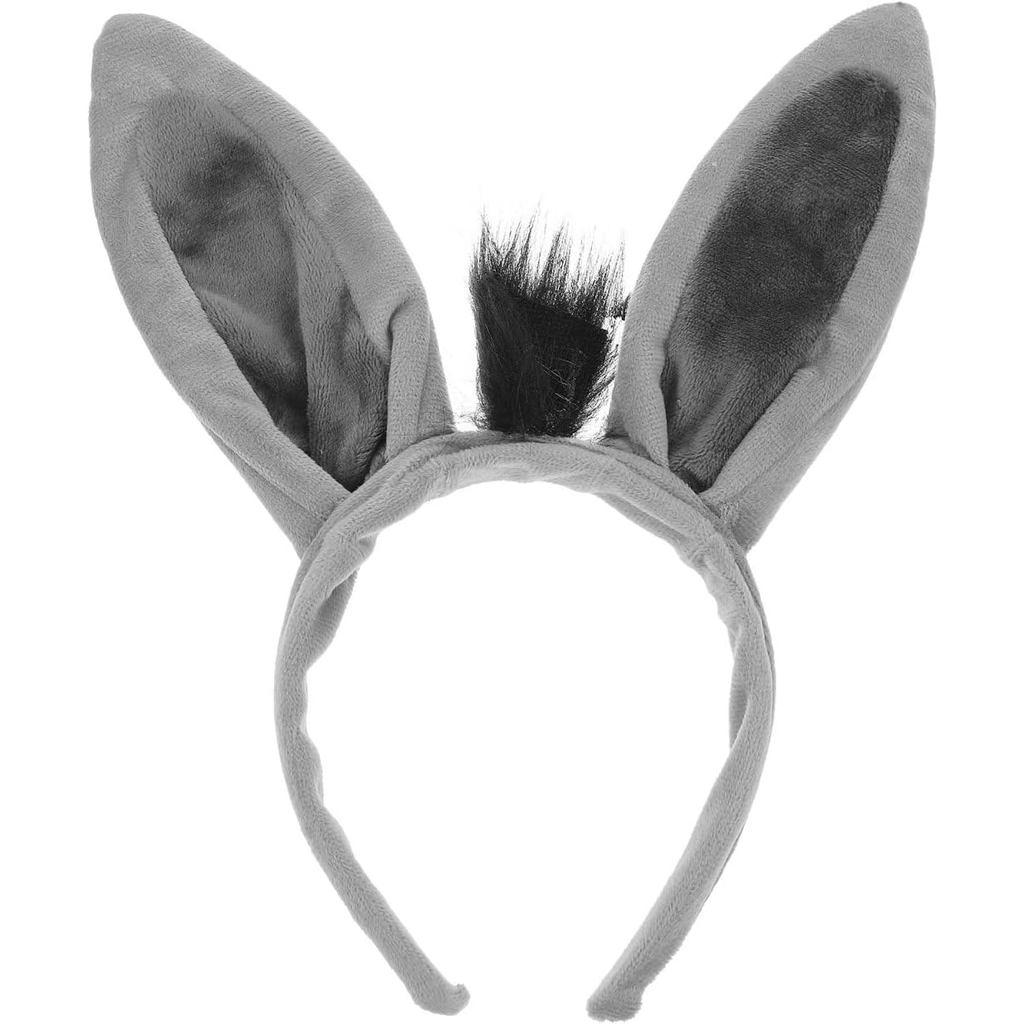 IMIKEYA Tai Donkey Băng đô - Phụ kiện Trang phục Động Vật Dễ Thương Cho Tiệc Halloween & Sự Kiện Cos