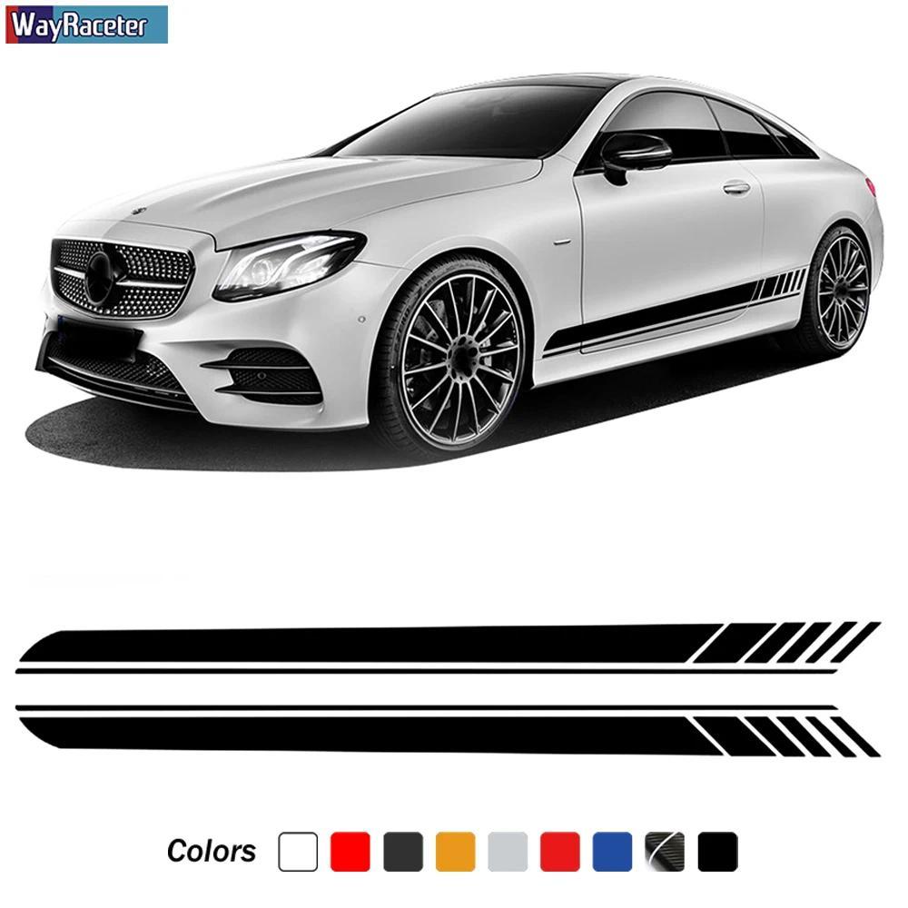Phiên Bản AMG Thể Thao Bên Sọc Váy Dán Decal Cho Xe Mercedes Benz E Class W213 S213 E43 E53 E63 AMG 