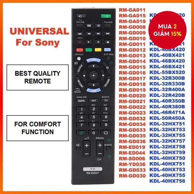 Điều Khiển Từ Xa Đa Năng RM-ED047 Dành Cho Tivi Thông Minh SONY RM-GD020 RM-GD021 RM-GD023 RM-GD026 
