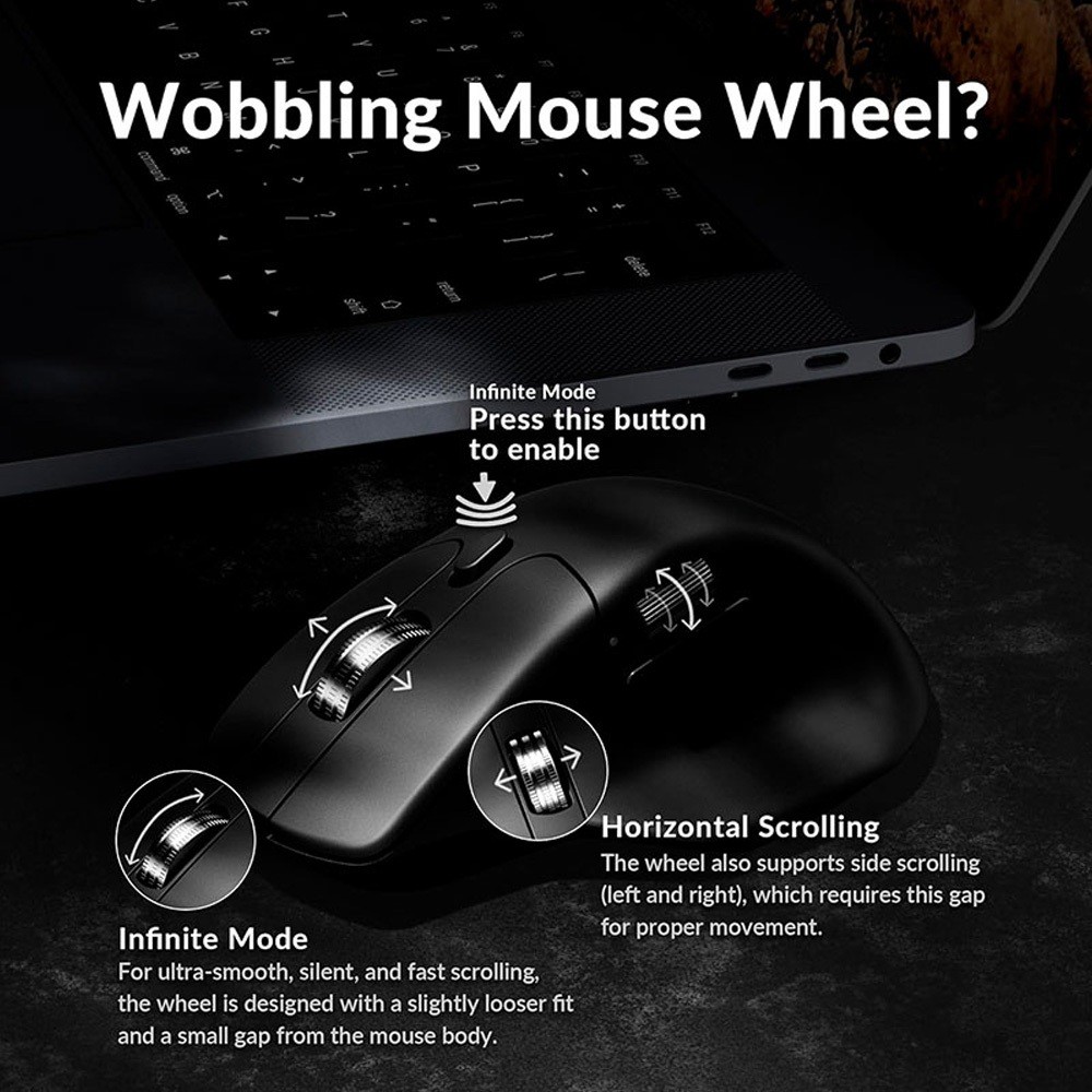 Chuột không dây Keychron M6 Wireless Silent Pixart 3311 - Hàng Chính Hãng | BigBuy360 - bigbuy360.vn