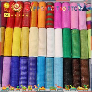  Cuộn Ruy Băng Voan Lưới Trang Trí Noel 9m – Ruy Băng Noel Dây Trang Trí Quấn Cây Thông Bản 26cm 