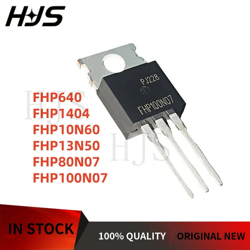 5 Chiếc FHP20N40 FHP13N50 FHP1404 FHP80N07 FHP10N60 FHP640 FHP100N07 TO-220 Hiệu Ứng Trường Transist