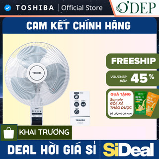  Quạt treo tường Toshiba F-WSA20 H VN - Hàng chính hãng bảo hành 12 tháng - SIDEAL SIO 