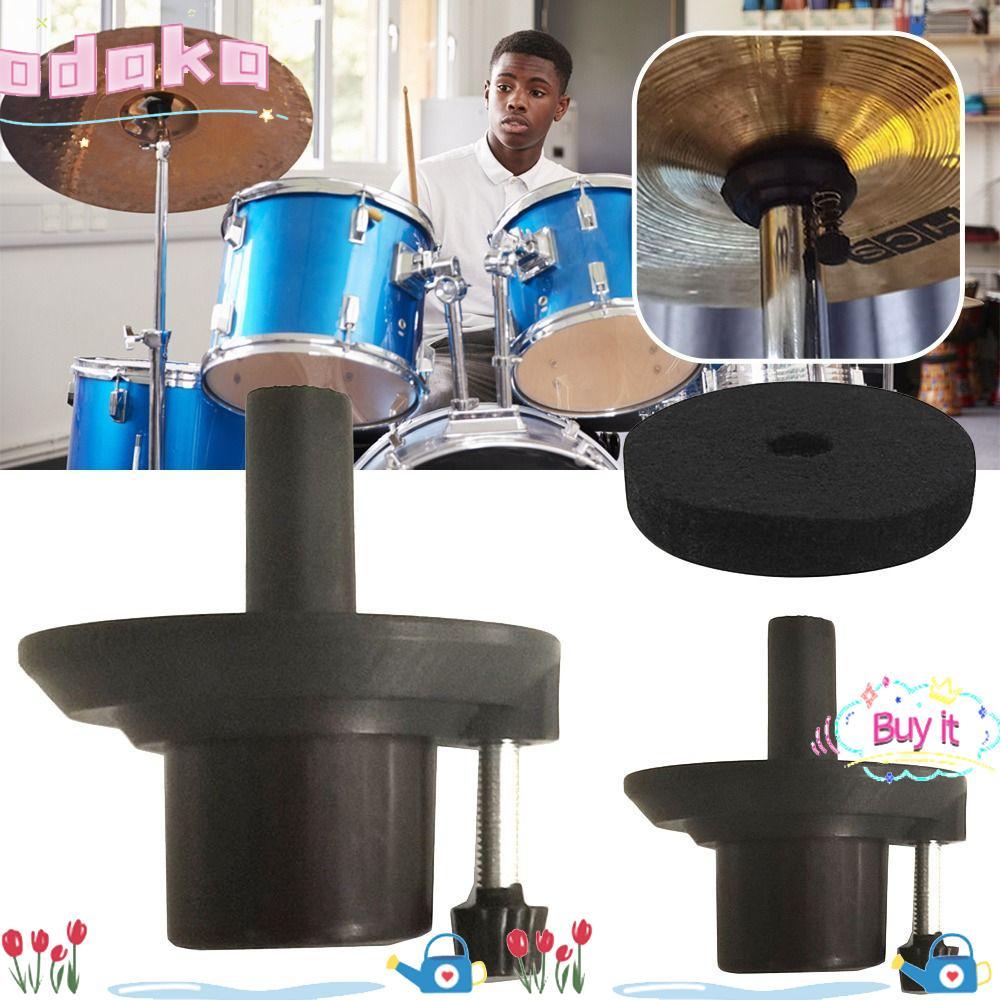 ODAKA Cymbal Đứng Phụ Kiện Chân Đế Cymbal Giá Đỡ Cao Su Đen Tom Cymbal Đứng
