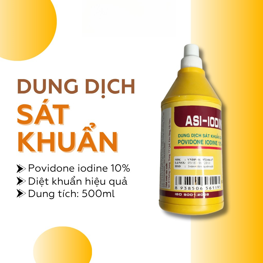 Dung Dịch Sát Khuẩn Povidone Iodine 10% - Thẩm Mỹ An An