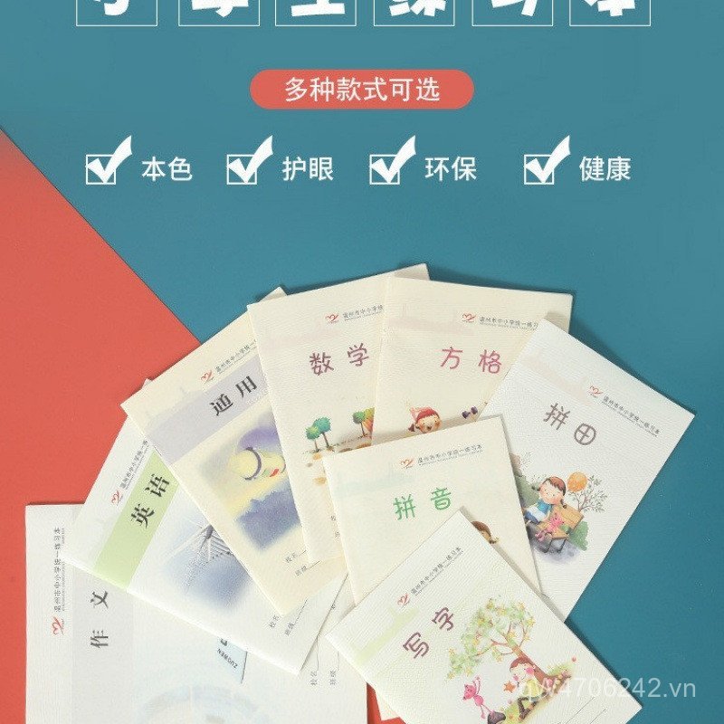 Nhật Ký Đa Năng Viết Tiếng Anh Toán Sách Pinyin Vuông Sách Bài Tập Pinyin Notebook Ôn Châu Thành Phầ