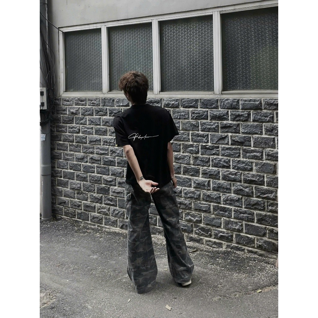 Áo thun big boxy tee local brand 280gsm thêu xù form rộng bigsize ngắn tay lỡ cotton pandax polime