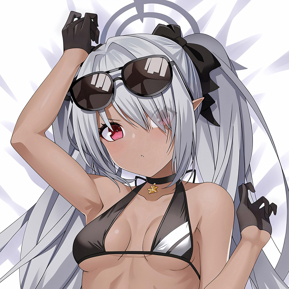 Blue Archive Shinomi Iori Anime Body Gối - Vỏ Gối Hình Chữ Nhật Cho Người Lớn, Hội Đồng Sinh Viên JK