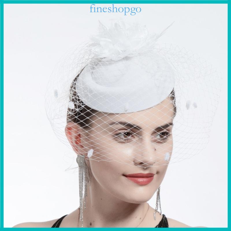 Băng Đô Quấn Tóc Lông Vũ cho Cosplay Halloween Nữ với Hình Hoa Deco Tinh Tế