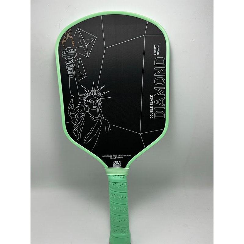 Tượng Xanh Tự Do 16mmPickleball Mái Chèo Sợi Carbon Dập Nóng Mờ Pickle Vợt 6.0