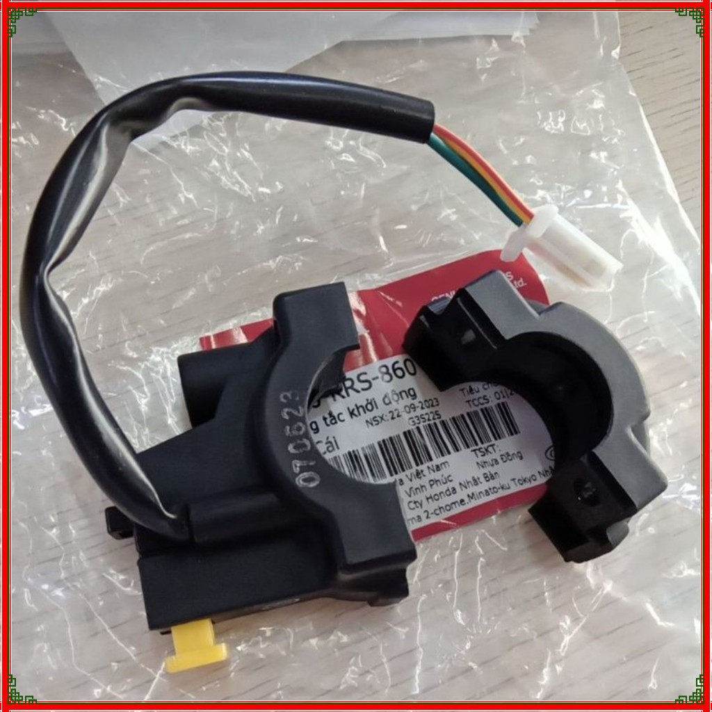 Bộ Công Tắc Khởi Động (Cùm Đề) Xe Wave nhỏ, Wave Zx (Wave110) HonDa (35150-KRS-806)