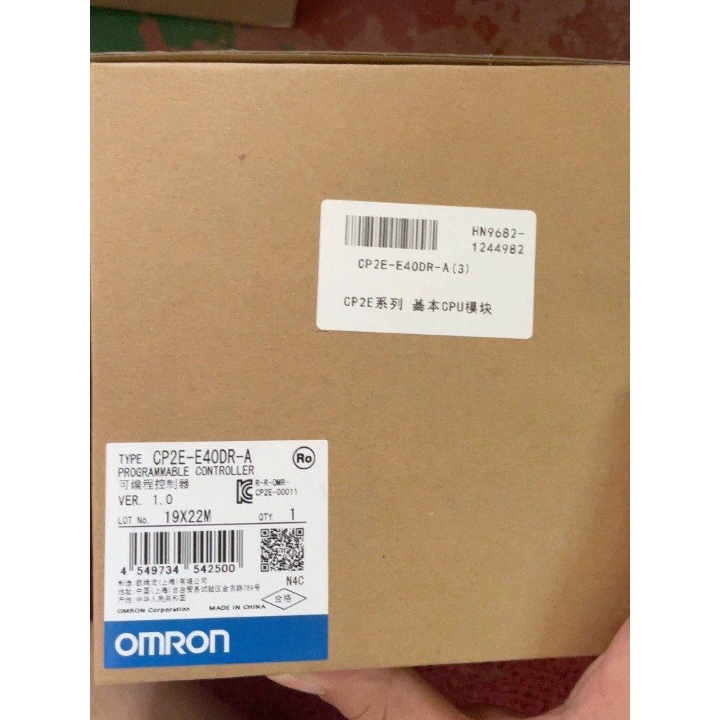 Bộ lập trình PLC Omron CP2E-E20DR-A/E30/N60DT-D/N40/N30DR/S40DT/DR-D/DT-A New