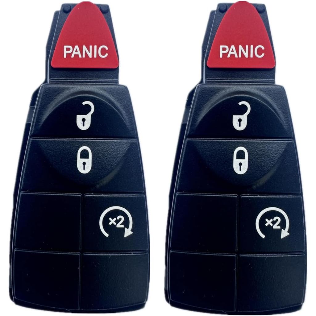 KAWIHEN Keyless Entry Remote Key Fob Skin Thay thế cho Chrysler Town và Country Dodge Durango Grand 