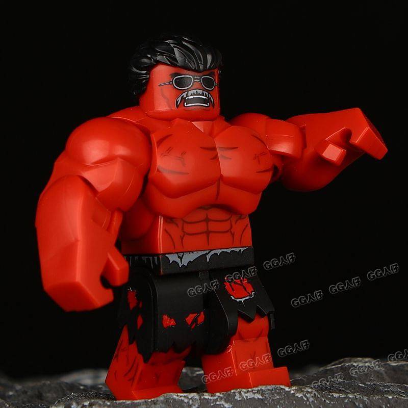 Marvel Avengers Hulk Comic Hulk Building Blocks Doll Model ApXa