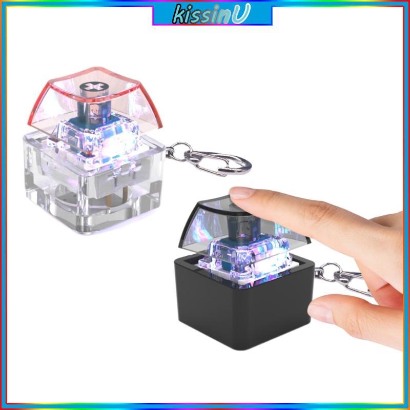 Kiss 1-Key Keycap Tester Bàn phím Clicks Đồ chơi có đèn LED Bàn phím Clicks để giảm lo âu và tăng cư