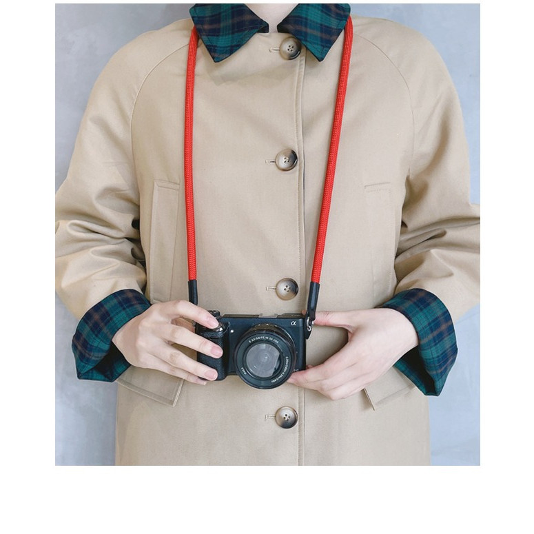 Dây Đeo Máy Ảnh Cao Cấp 105cm, Chống Trượt, Dây Nylon Bện Bền Đẹp, Đeo Cổ Vai Tay Đa Năng, Phù Hợp DSLR & Mirrorless | BigBuy360 - bigbuy360.vn