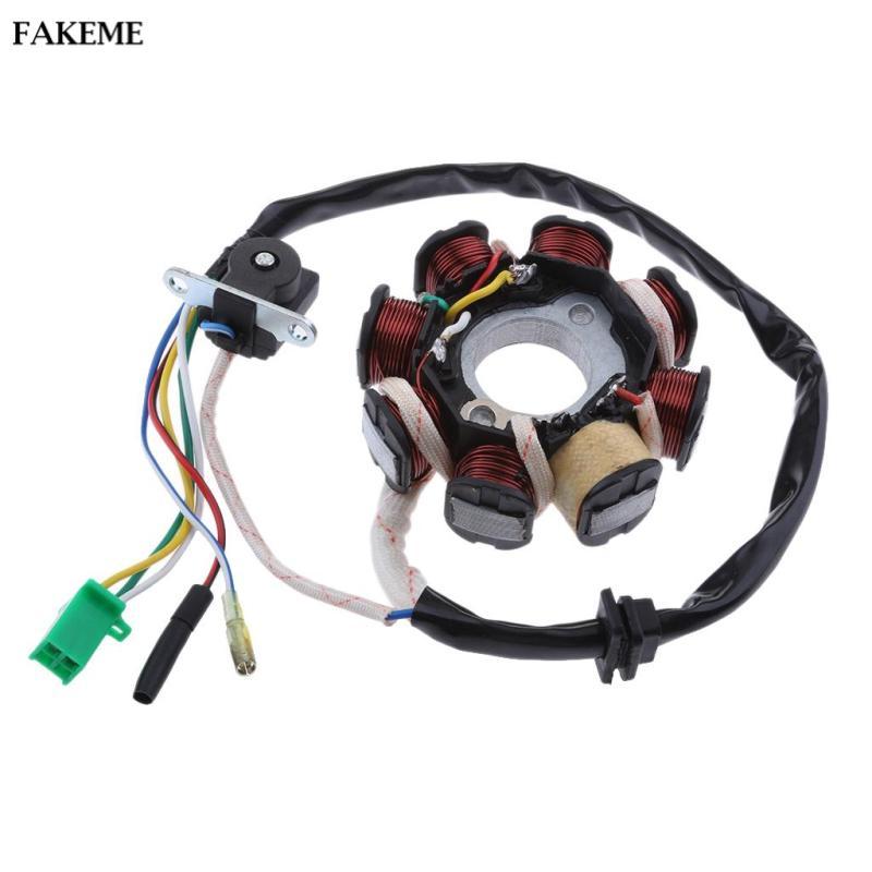 1 Cái Stator Cuộn Dây Lắp Ráp Magneto Stator Đánh Lửa Thích Hợp Cho GY6 125 150cc