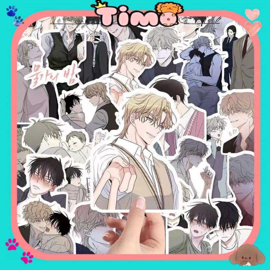 Sticker Hoạt Hình Niêm Phong Hình Dán Meme 65-80 Miếng BL Cute Đồ Gói Card Xinh Timo ST123