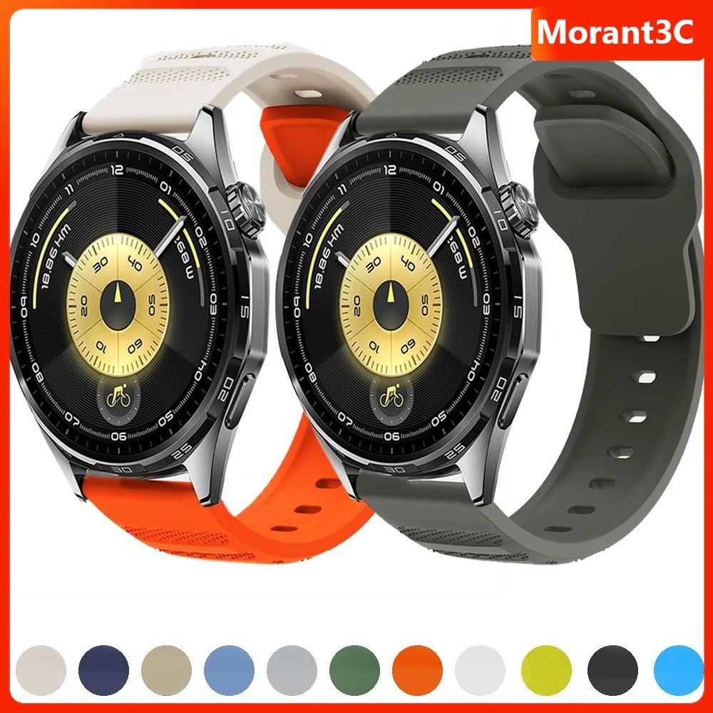 Dây Đeo Silicon Cho Huawei Watch GT6 GT6 Pro 46mm GT5 GT4 46mm Dây Đeo Tay Cho Huawei Watch 6 46mm D